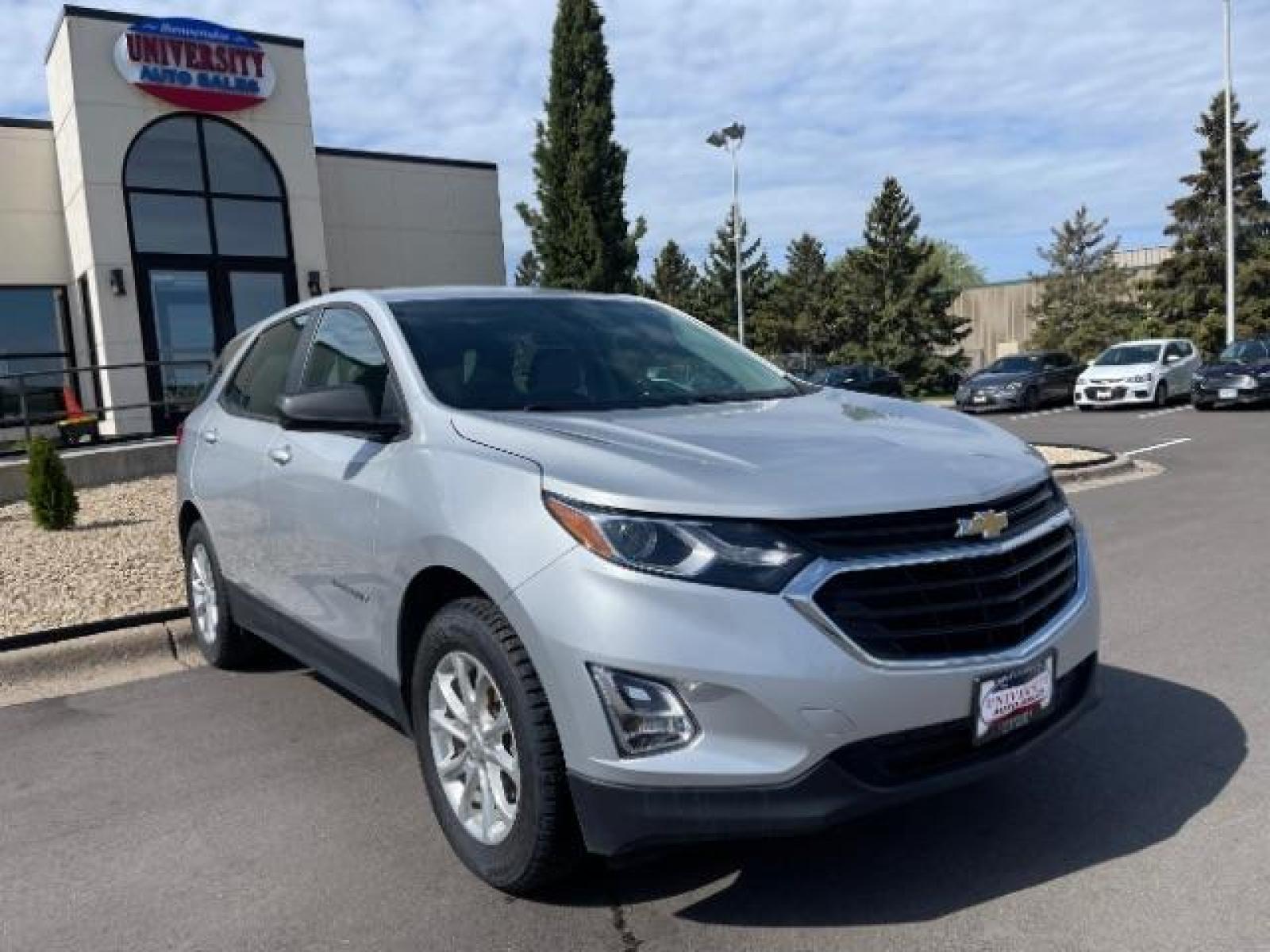 2020 Silver Ice Metallic Chevrolet Equinox LS 1.5 AWD (2GNAXSEV4L6) with an 1.5L L4 DIR DOHC 16V TURBO engine, 6-Speed Automatic transmission, located at 3301 W Hwy 13, Burnsville, MN, 55337, (952) 460-3200, 44.775333, -93.320808 - Photo #0